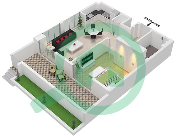 Type 2A Unit 1 Floor 1
