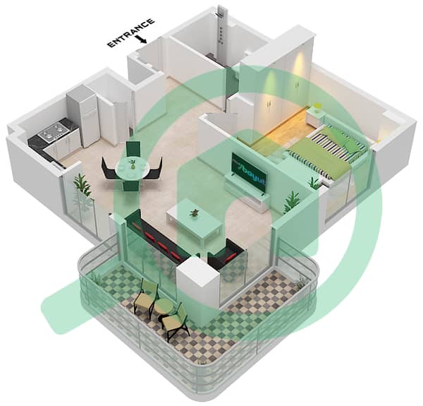 Type 2C Unit 1 Floor 2-5
