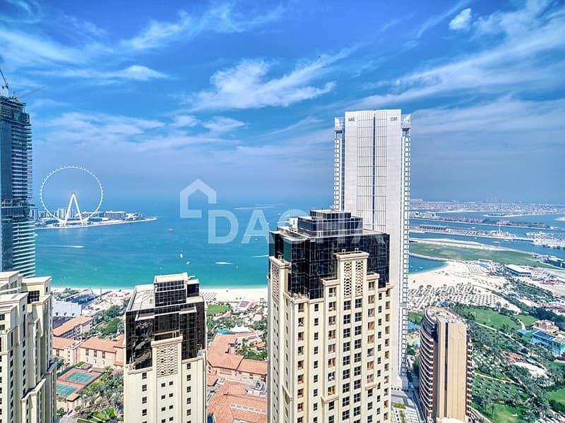 位于朱美拉海滩住宅（JBR），慕然恩住宅综合体，慕然恩5号楼 4 卧室的顶楼公寓 740000 AED - 10000536