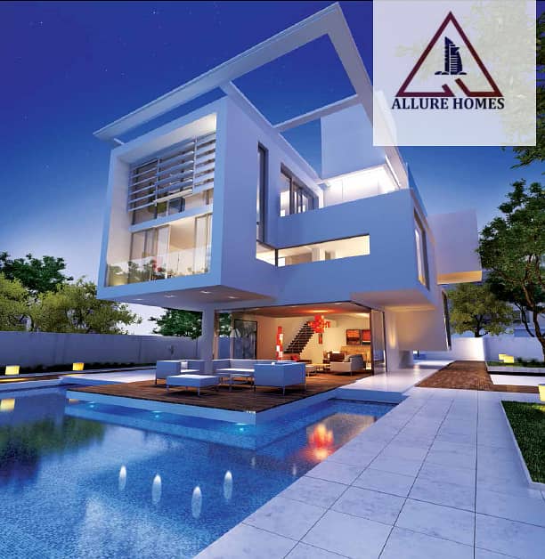 The Cheapest  Villa For Invest Or living In Akoya Oxygen From Sahara Villa / 20 % Booking / Good payment