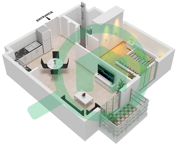 Type 1C-2 Unit 11 Floor 2,4