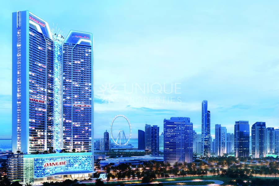 位于朱美拉湖塔 (JLT)，Diamondz by Danube 2 卧室的公寓 2571000 AED - 10005480