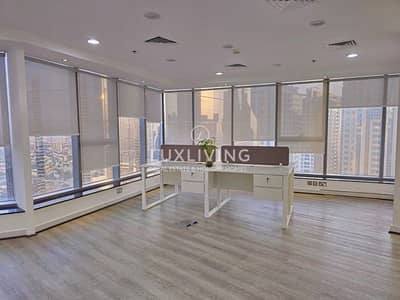 Office for Rent in Jumeirah Lake Towers (JLT), Dubai - High Floor | Close to Metro | Glass Partitions