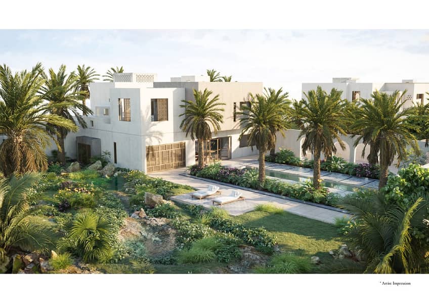 Affordable Villa 5 BR in al jurf Abu Dhabi/6.5 years post HANDOVER/private Beach / private Marina
