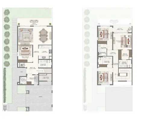 4 BR floor plan