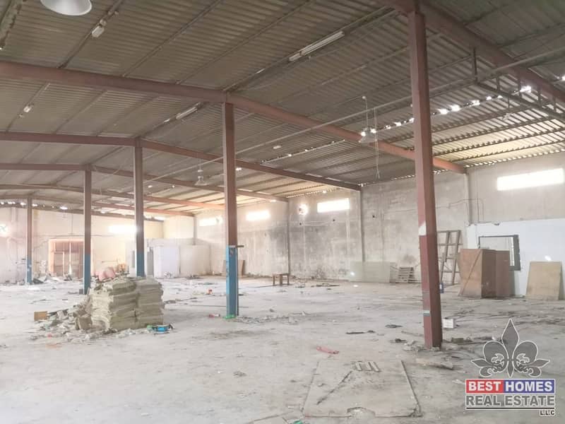 BIG WAREHOUSE FOR RENT IN AJMAN INDUSTRIAL AREA