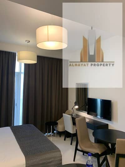 fully furnished studio in Tower 108, Jumeirah village circle, Dubai.