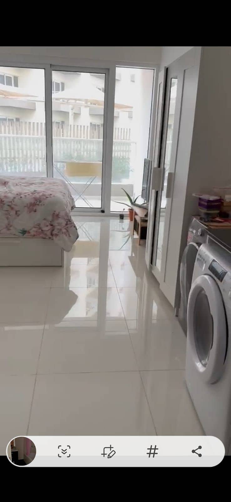 Rented Studio for sale /unfurnished / open kitchen/ best location