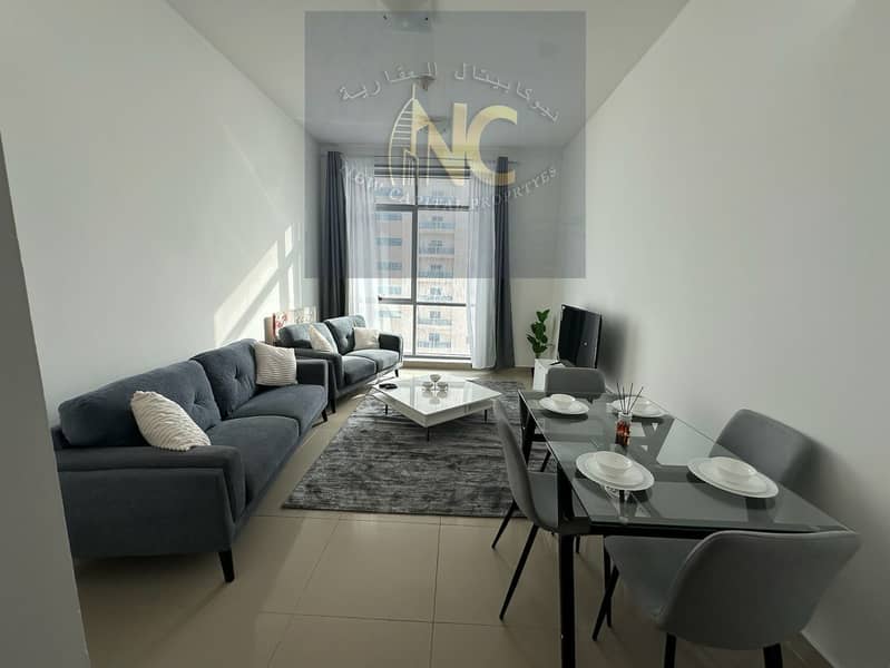 For monthly rent, two rooms and a hall in Ajman Corniche, large areas