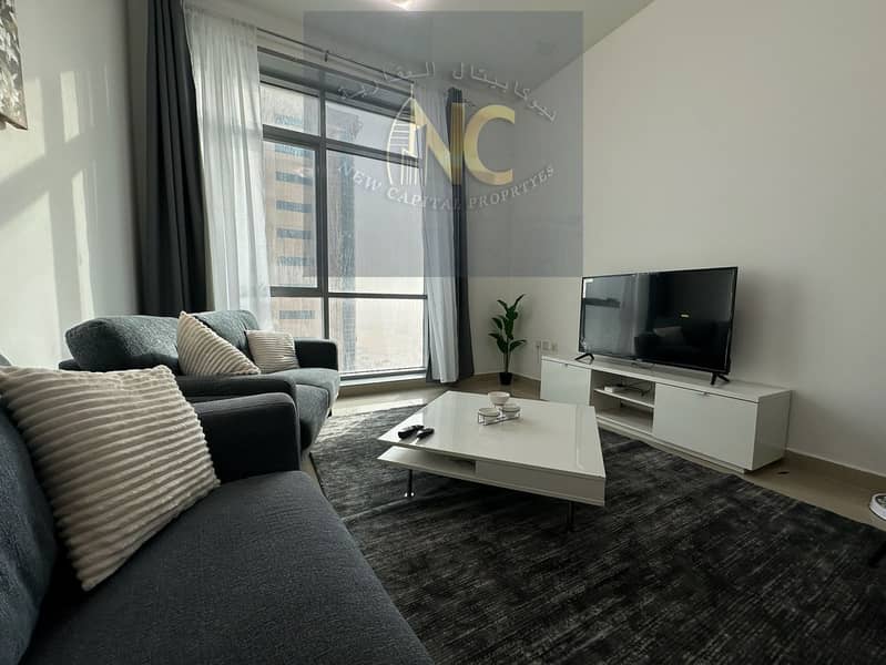 For monthly rent, two rooms and a hall in Ajman Corniche, large areas