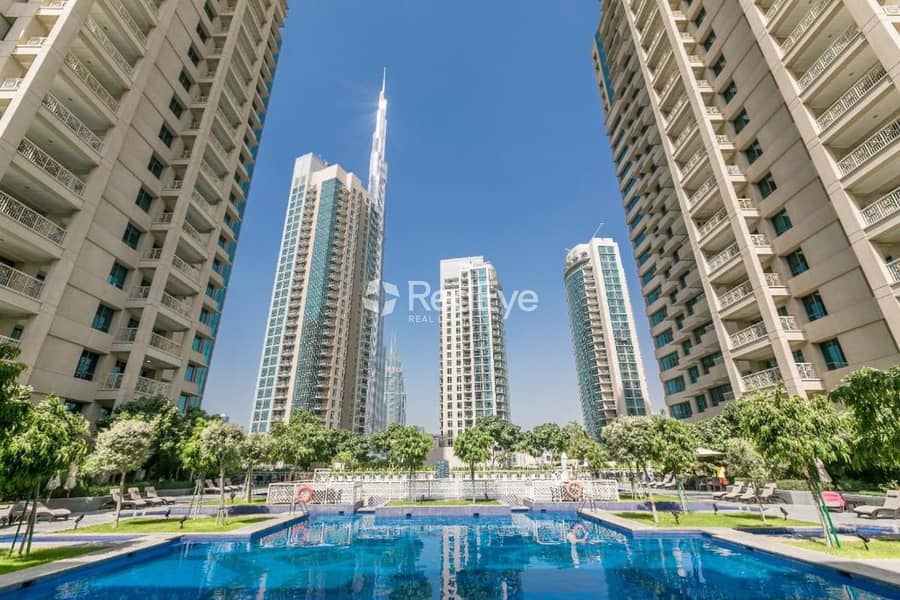 Rented | High Floor | Partial Fountain View