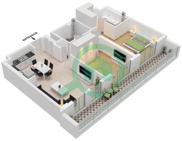 Type 6 Unit 4 Floor 1