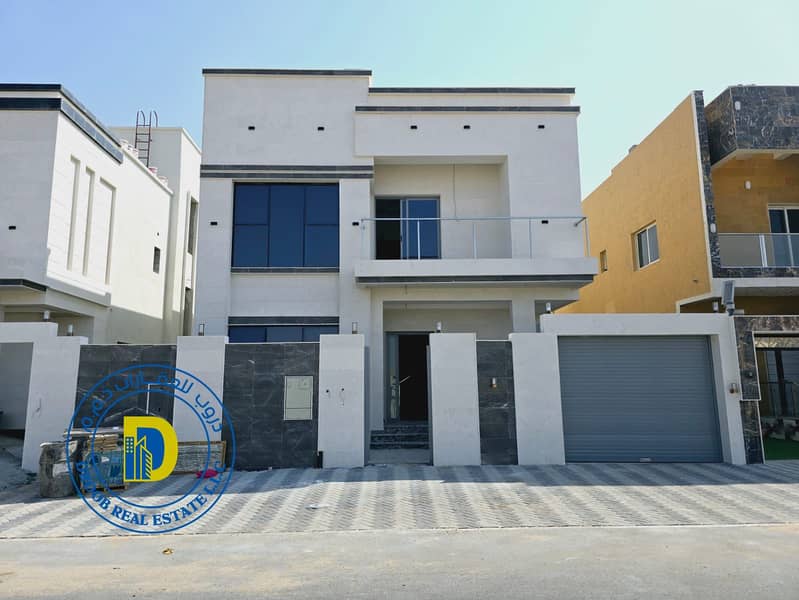 For sale, a 5bedroom villa with a roof in Al Yasmeen, opposite the