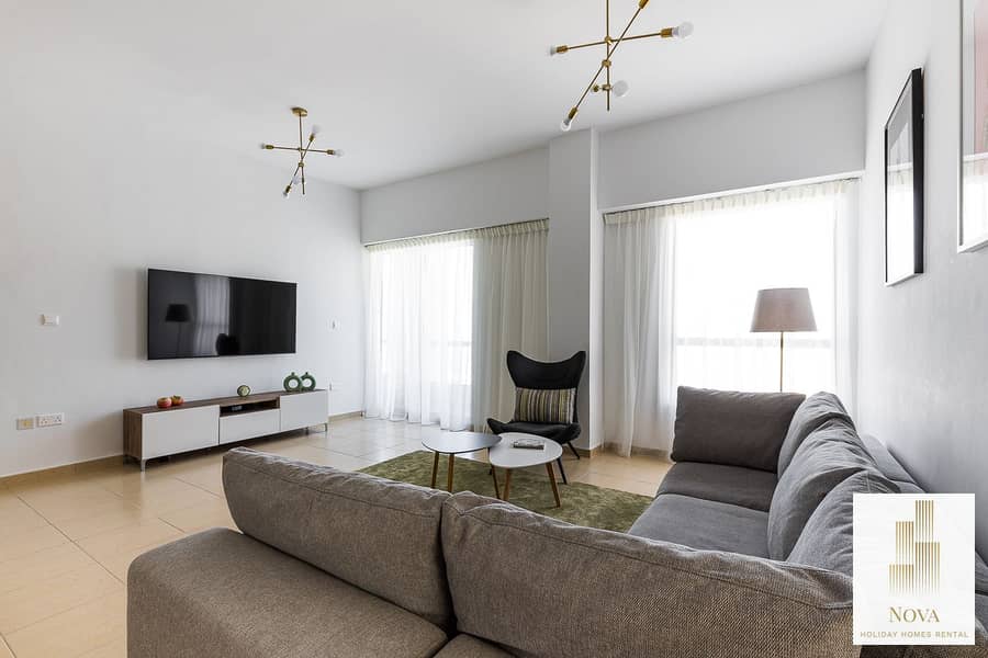 Bills Included! Serviced 1 BR Full Sea View JBR - Image 6