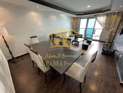 Room and hall for sale in Corniche Residence Towers, Ajman, with gym and swimming pool