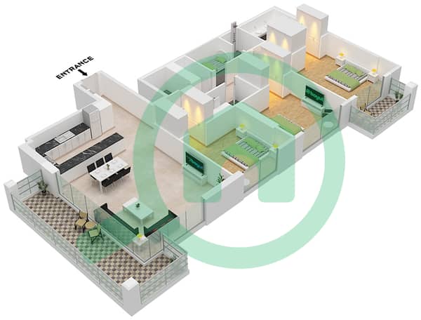 Type 2 Unit 5 Floor 2-17,20-40