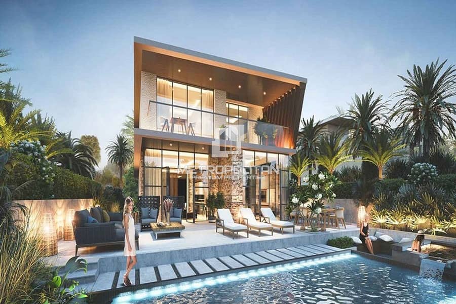 位于大马士革湖住宅，马耳他别墅 4 卧室的联排别墅 2349000 AED - 10043357