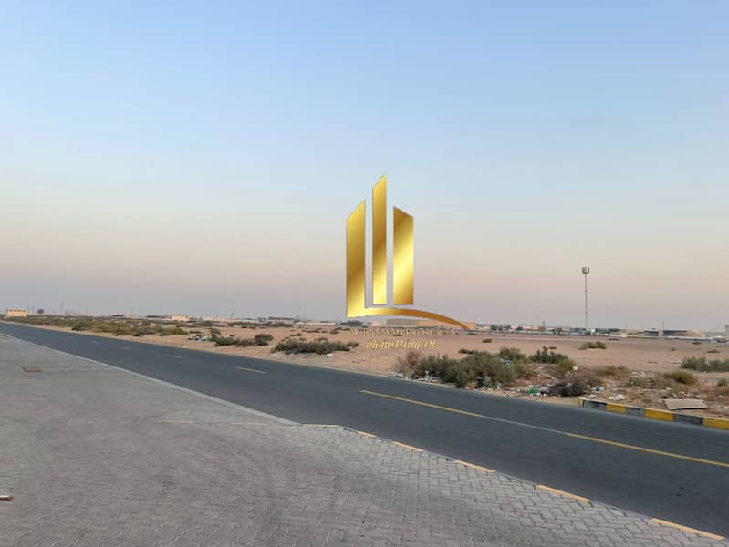For sale, commercial and residential corner land in Sharjah, Al Falah