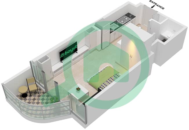 Type 3 Unit E09 Floor 1,13 E11 Floor 2-12