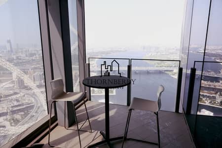 FULLY FURNISHED 3 BR + MAID | CREEK VIEW | HIGH FLOOR