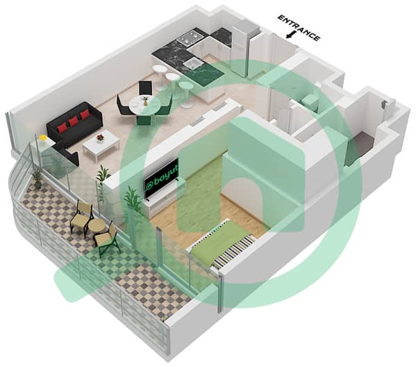 Type 5 Unit E05 Floor 15,16 E09 Floor 14 E10 Floor 1,13 E12 Floor 2-12
