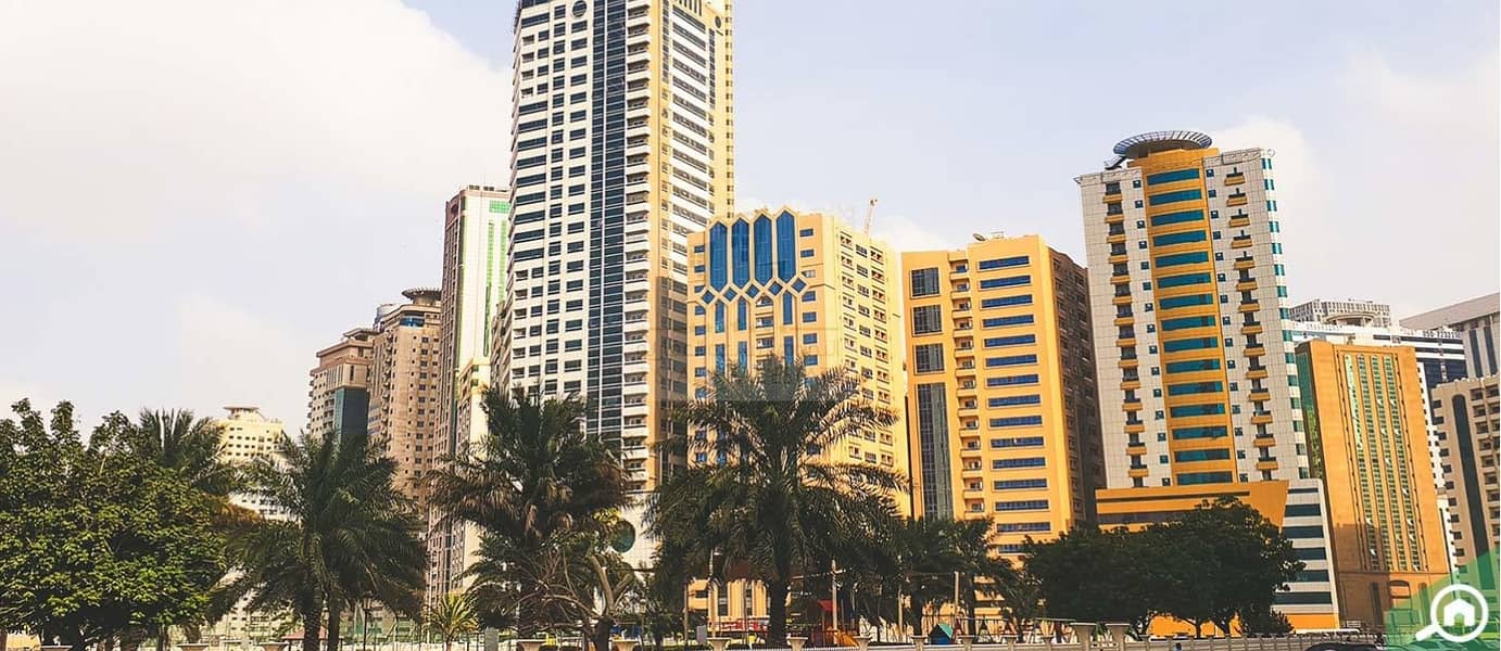 4 A group of five apartments for investment in Sahara Towers
