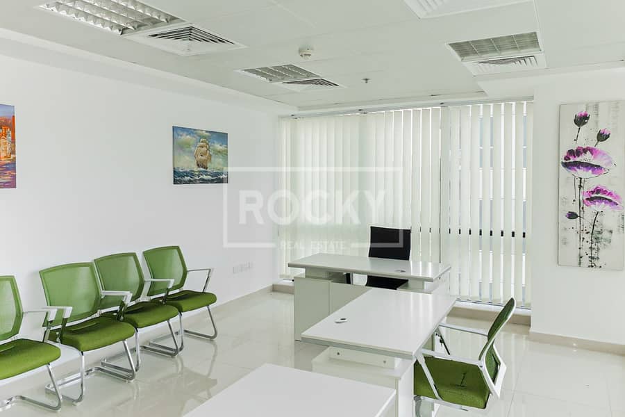 Lovely Furnished Office | Best Location | High ROI