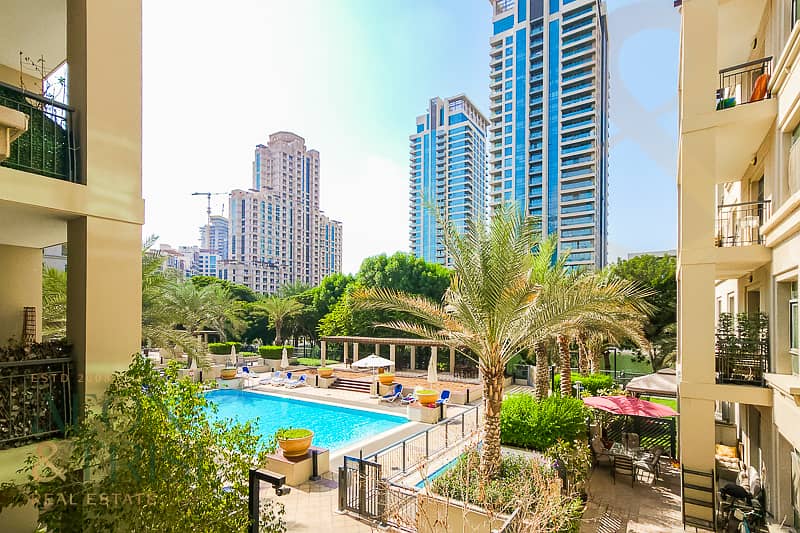 Pool Facing | 2 BR | Large Layout | Terrace Unit