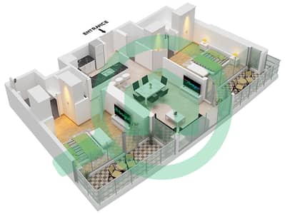 Harbour Lights - 2 Bedroom Apartment Type 5 FLOOR 25-50 Floor plan