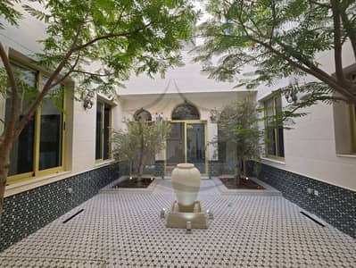 Moroccan design villa ready for delivery and occupancy with electricity, water and central air conditioning with an internal garden with natural trees