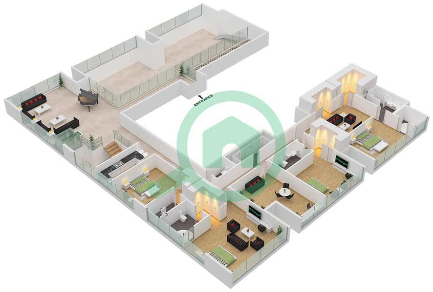 View of Discover Luxurious Living: Explore Captivating Penthouse Floor Plans