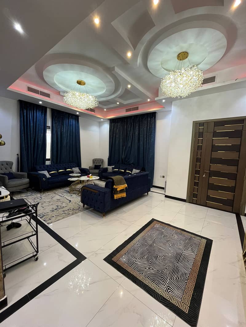 Villa for rent in a VIP area which is near to Sheikh Mohammed bin Zayed
