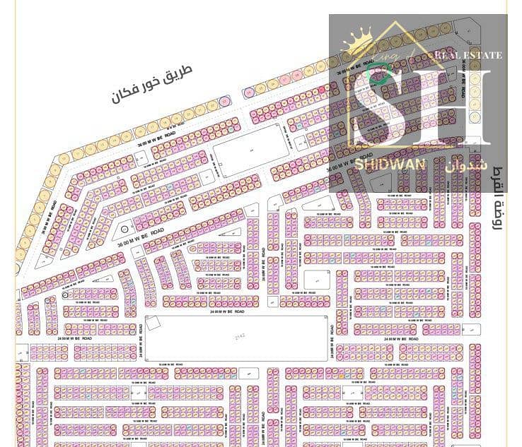 For sale residential land in Rawdat Al Qurt area Sharjah United