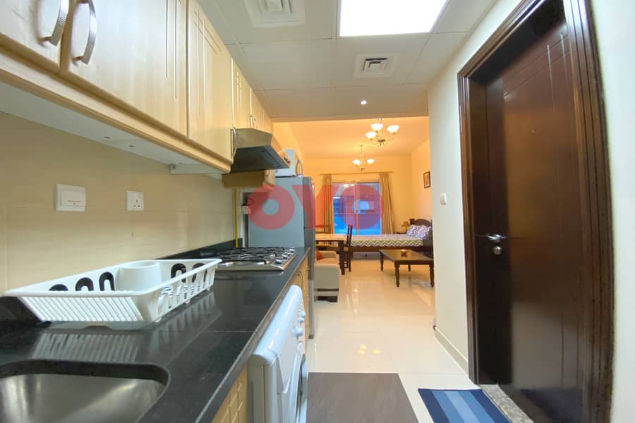 12 999 Monthly Studio | Fully Furnished | Free DEWA/WiFi | No Commission