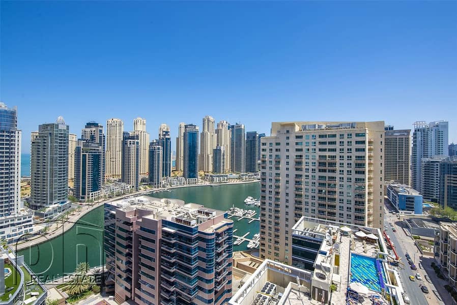 Full Marina View| Vacant | 977AED PSQFT