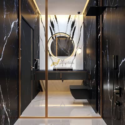 فلیٹ 2 غرفة نوم للبيع في الخليج التجاري، دبي - 2bhk-GUEST BATHROOM. png
