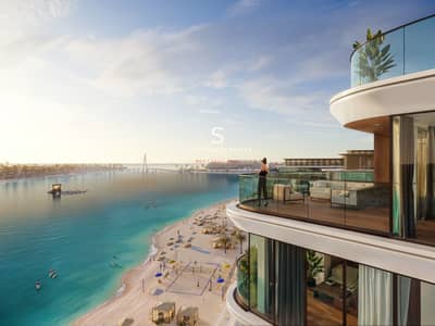 2 Cпальни Апартаменты Продажа в Аль Сеанниа, Умм-эль-Кайвайн - Balcony sea water lagoon view~2. jpg