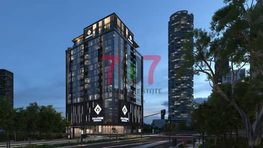 1 Спальня Апартамент Продажа в Джумейра Вилладж Серкл (ДЖВС), Дубай - angle05night-. jpg