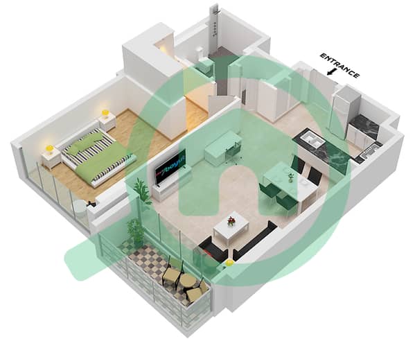 Type 2 Unit 3 Floor 2, Unit 5 Floor 3