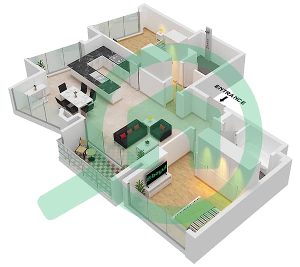 Type 3 Unit 1,5 Floor 4-15