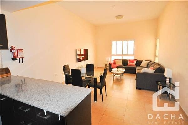 Furnished 1 bedroom in 12 cheques!