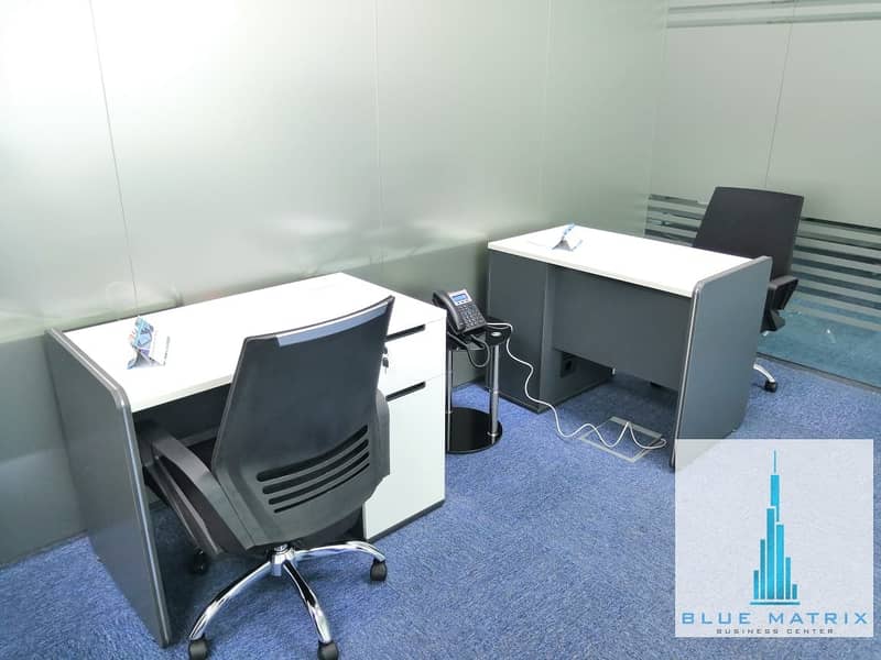 RAMADAN PROMOTION! No Commission/No Deposit! Get  Furnished office  Luxury Location!