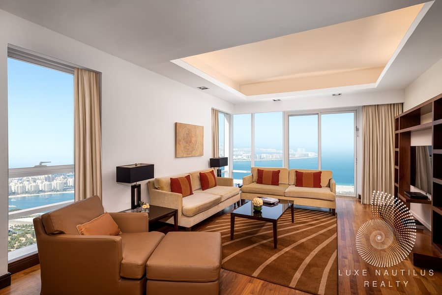 Premier Two Bedroom Sea View Apartment_Living Room. jpg