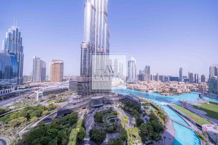 2 Bedroom Apartment for Rent in Downtown Dubai, Dubai - Burj View | Mid Floor | Serviced Apartment