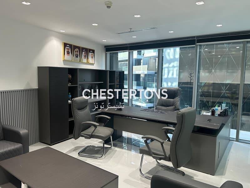 Premium Fit out, Partitions, Managers Room, Furnished