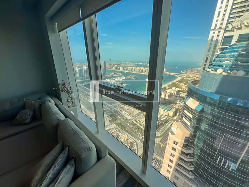 Canal and City Views | Furnished 1BR | High Floor