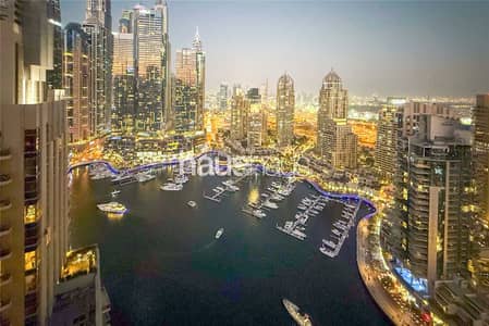 3 Bedroom Apartment for Rent in Dubai Marina, Dubai - Full Marina Views | 3 Bedroom | High Floor