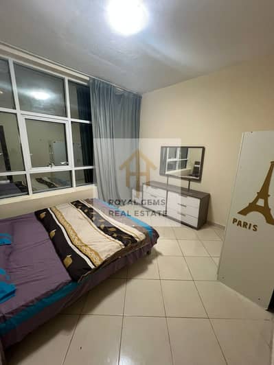 Furnished room and lounge, in Orient Towers, for annual rent, spacious space ,sea view