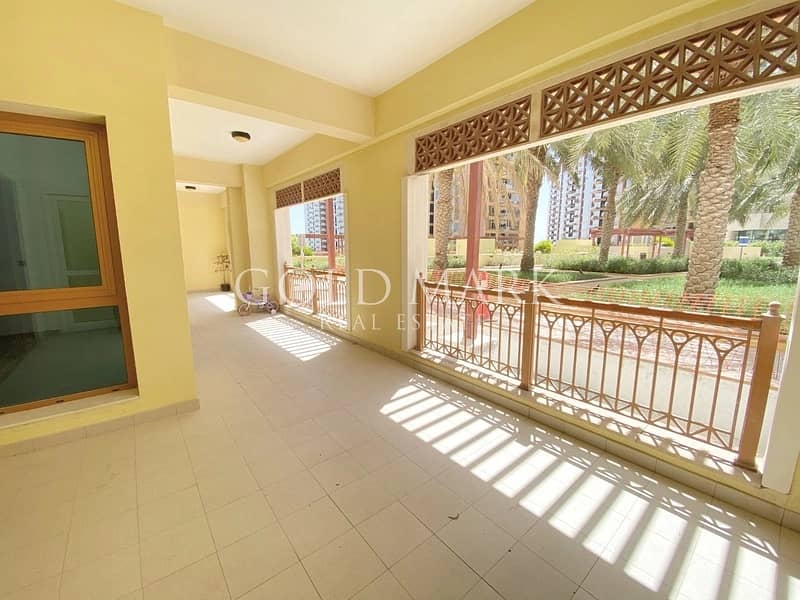 Triple Balcony | Direct Pool Access | Green View