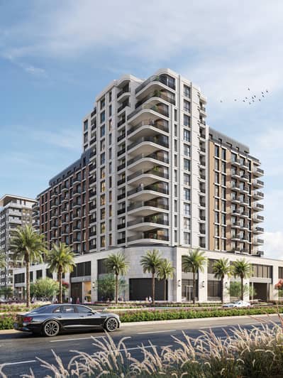 2 Bedroom Apartment for Sale in Town Square, Dubai - 960_Plot 61_Nshama Properties_Exterior_Full View_High Resolution. jpg